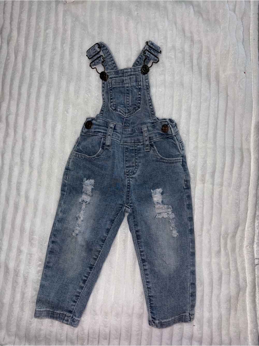 Little Bipsy Distressed Overalls